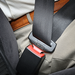 How does seatbelt use vary across Canada?